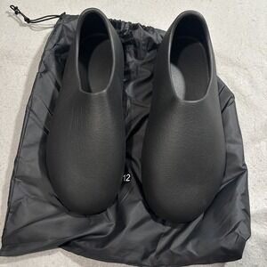 NEW Ye Kanye West Yeezy Slippers YZY SL-01 Black Slide Men Size 12 in hand w bag